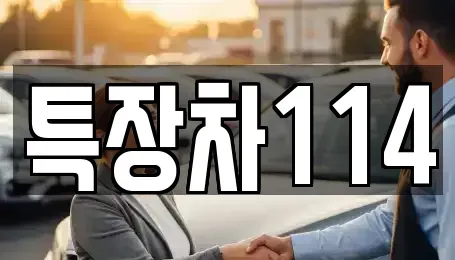 경상북도 영천시 봉동 중고차 전문 특장차114