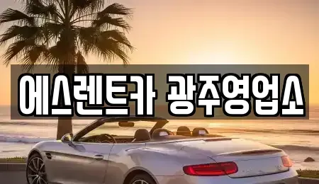 광주 동구 광산동 렌트카 전문 에스렌트카 광주영업소