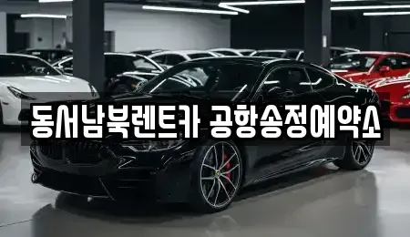 광주 렌트카 전문 동서남북렌트카 공항송정예약소