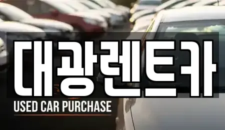 광주 북구 임동 장기렌트카 전문 대광렌트카
