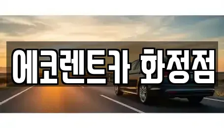 광주 북구 임동 장기렌트카 전문 에코렌트카 화정점
