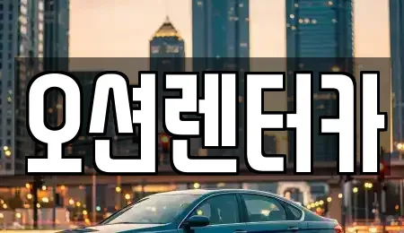 광주 북구 임동 장기렌트카 전문 오션렌터카