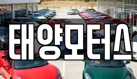 광주 북구 임동 중고차 전문 태양모터스