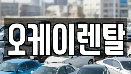광주 서구 서창동 렌트카 전문 오케이렌탈