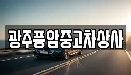 광주광역시 광산구 양산동 중고차매매 전문 광주풍암중고차상사