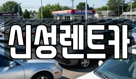 광주광역시 광산구 우산동 렌트카 전문 신성렌트카
