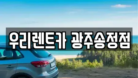 광주광역시 남구 장기렌트카 전문 우리렌트카 광주송정점