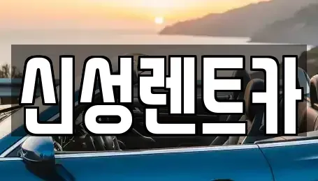 광주광역시 동구 호남동 렌트카 전문 신성렌트카
