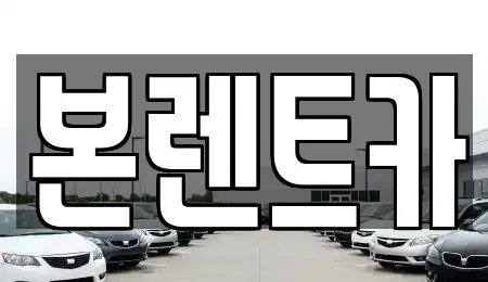 광주광역시 북구 장기렌트카 전문 본렌트카