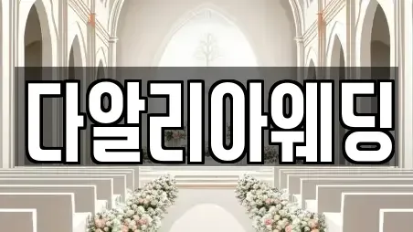 다알리아웨딩
