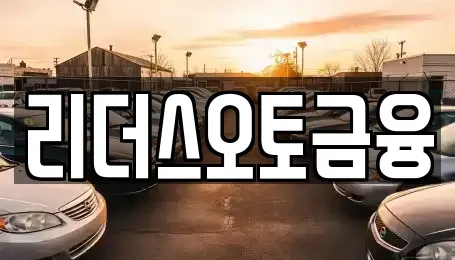 대구 중구 계산동2가 장기렌트카 전문 리더스오토금융