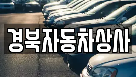 대구 중구 남성로 중고차 전문 경북자동차상사
