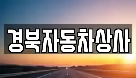 대구광역시 남구 대명동 중고차 전문 경북자동차상사