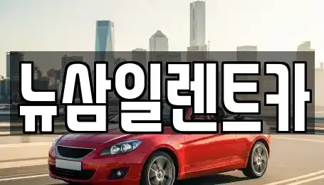 대구광역시 북구 금호동 렌트카 전문 뉴삼일렌트카