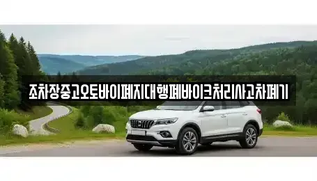대구광역시 북구 서변동 중고차 전문 조차장중고오토바이폐지대행폐바이크처리사고차폐기