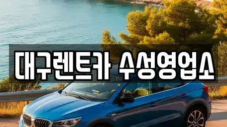 대구광역시 수성구 중동 렌트카 전문 대구렌트카 수성영업소
