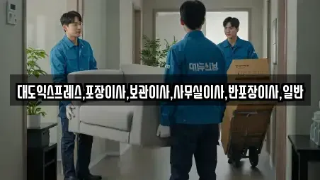 대도익스프레스,포장이사,보관이사,사무실이사,반포장이사,일반