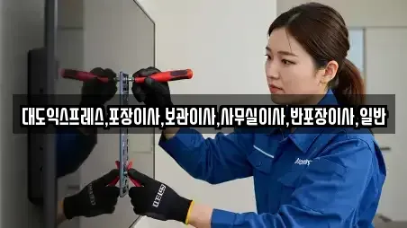 대도익스프레스,포장이사,보관이사,사무실이사,반포장이사,일반