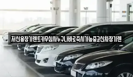 대전 대덕구 상서동 장기렌트카 전문 저신용장기렌트카무심사누구나바로즉시가능중고신차장기렌