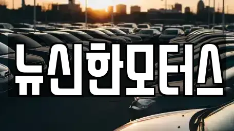 대전 대덕구 석봉동 중고차 전문 뉴신한모터스