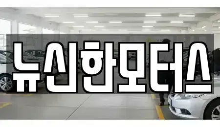 대전 동구 직동 중고차매매 전문 뉴신한모터스