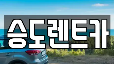 대전 유성구 방동 렌트카 전문 승도렌트카