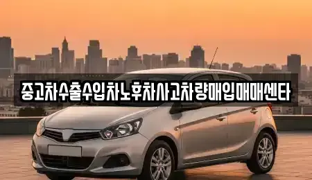 대전 중구 유천동 중고차매입 전문 중고차수출수입차노후차사고차량매입매매센타