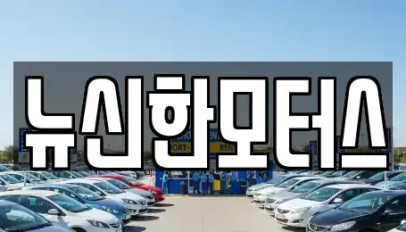 대전광역시 동구 효동 중고차매매 전문 뉴신한모터스