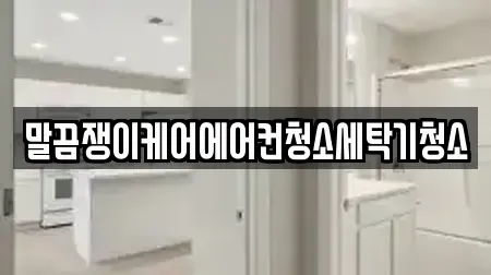 말끔쟁이케어에어컨청소세탁기청소