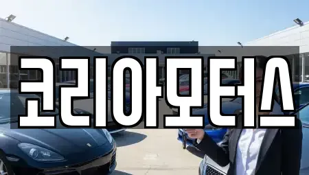 부산 금정구 금성동 중고차매매 전문 코리아모터스