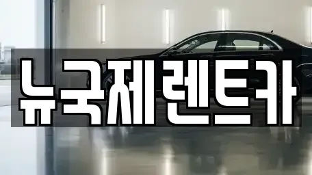 부산 동래구 렌트카 전문 뉴국제렌트카