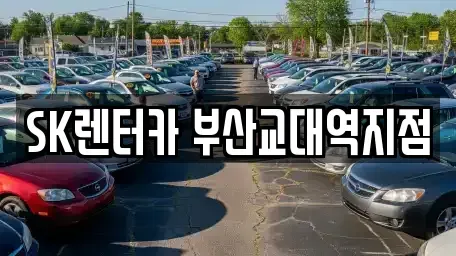 부산 동래구 장기렌트카 전문 SK렌터카 부산교대역지점