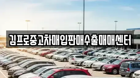부산광역시 남구 감만동 중고차매입 전문 김프로중고차매입판매수출매매센터