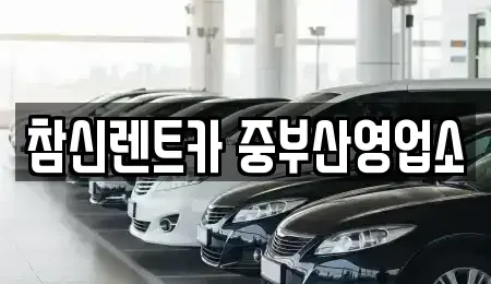 부산광역시 사하구 단기렌트카 전문 참신렌트카 중부산영업소