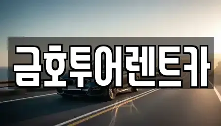 부산광역시 사하구 렌트카 전문 금호투어렌트카