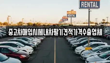 부산광역시 수영구 망미동 중고차매입 전문 중고차매입시세내차팔기견적가격수출업체