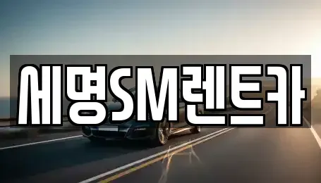 부산광역시 영도구 신선동3가 렌트카 전문 세명SM렌트카