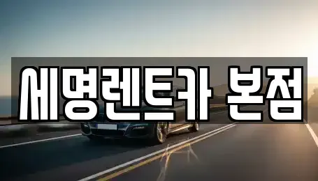 부산광역시 영도구 영선동1가 렌트카 전문 세명렌트카 본점