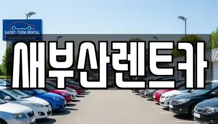 부산광역시 중구 남포동6가 렌트카 전문 새부산렌트카
