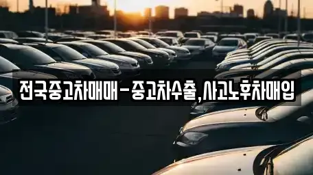 서울 강북구 수유동 중고차 전문 전국중고차매매-중고차수출,사고노후차매입