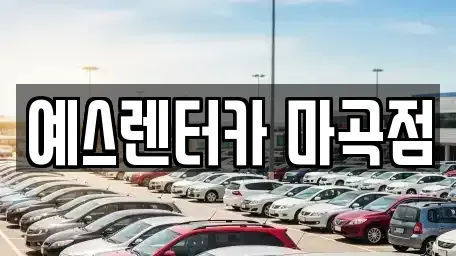 서울 강서구 마곡동 단기렌트카 전문 예스렌터카 마곡점