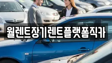 서울 광진구 장기렌트카 전문 월렌트장기렌트플랫폼직카