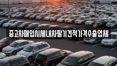 서울 광진구 중고차매입 전문 중고차매입시세내차팔기견적가격수출업체