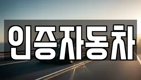 서울 동대문구 신설동 중고차매매 전문 인증자동차