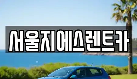 서울 마포구 아현동 렌트카 전문 서울지에스렌트카