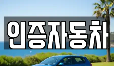 서울 마포구 아현동 중고차 전문 인증자동차