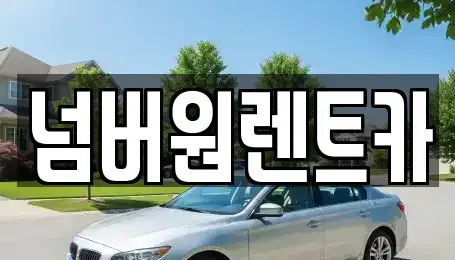 서울 송파구 문정동 단기렌트카 전문 넘버원렌트카
