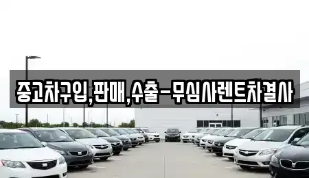 서울 용산구 중고차 전문 중고차구입,판매,수출-무심사렌트차결사