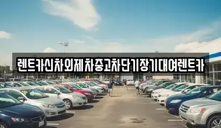 서울 종로구 평동 장기렌트카 전문 렌트카신차외제차중고차단기장기대여렌트카