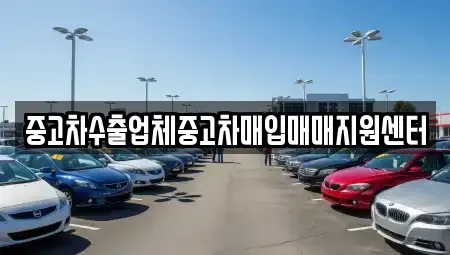 서울 종로구 평동 중고차매입 전문 중고차수출업체중고차매입매매지원센터